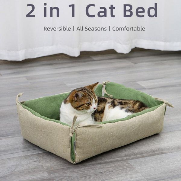 cat beds & furniture deep sleep cotton linen dual-purpose mattress litter mat cats bed warm 
cat beds & furniture deep sleep cotton linen dual-purpose mattress litter mat cats bed warm