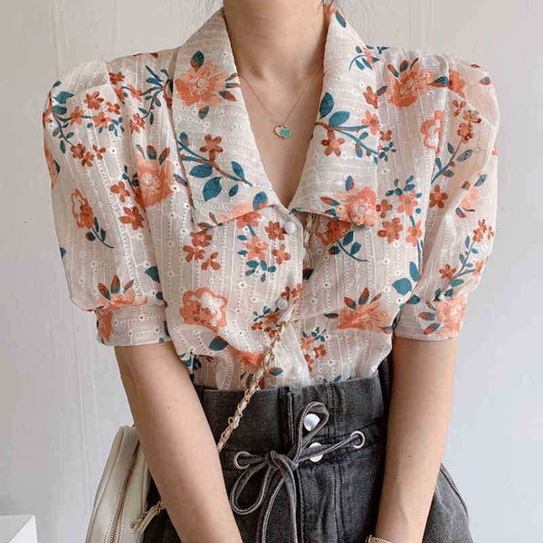 women's knits & tees korea chic summer single-breasted embroidered hollow floral short-sleeved shirt blouse women 3b7i, White
women's knits & tees korea chic summer single-breasted embroidered hollow floral short-sleeved shirt blouse women 3b7i, White