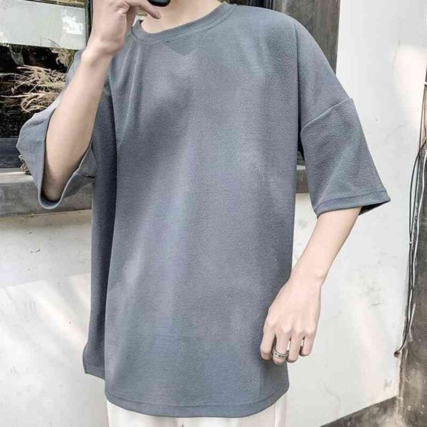 men's t-shirts summer o-neck solid color t-shirt korean fashion loose casual harajuku streetwear short-sleeved 720t, White;black
men's t-shirts summer o-neck solid color t-shirt korean fashion loose casual harajuku streetwear short-sleeved 720t, White;black