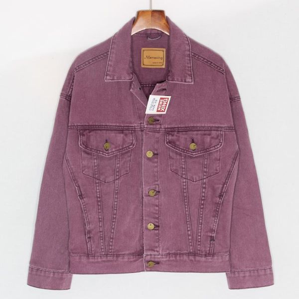 women's jackets streetwear single breasted purple denim jacket women 2021 autumn loose bf korean jeans modis chaqueta mujer veste femme, Black;brown
women's jackets streetwear single breasted purple denim jacket women 2021 autumn loose bf korean jeans modis chaqueta mujer veste femme, Black;brown