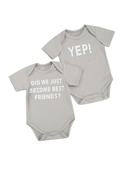 baby twins summer rompers, toddler letters print o-neck short sleeves jumpsuit with crotch button for girls, boys, 3-24 months jumpsuits, Blue
baby twins summer rompers, toddler letters print o-neck short sleeves jumpsuit with crotch button for girls, boys, 3-24 months jumpsuits, Blue