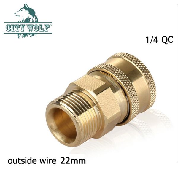 car washer high pressure adaptor outside wire m22 to g1/4 quick connect female wash gun snow foam lance joint clean
car washer high pressure adaptor outside wire m22 to g1/4 quick connect female wash gun snow foam lance joint clean