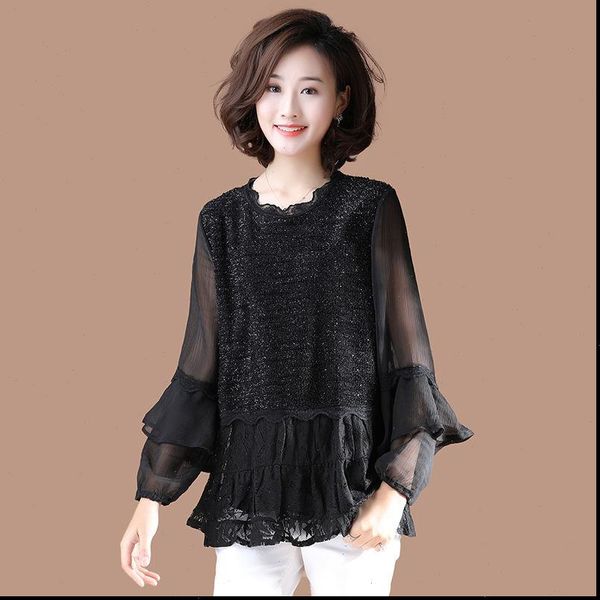 womens shirt women spring autumn style loose lace blouses shirts lady casual long sleeve mesh patchwork o neck blusas, White
womens shirt women spring autumn style loose lace blouses shirts lady casual long sleeve mesh patchwork o neck blusas, White