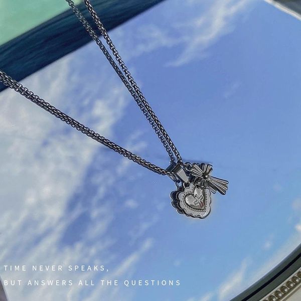 chains creative necklace woman hearts cross necklaces women pendant ladies jewellery lady jewelry silver color collier
chains creative necklace woman hearts cross necklaces women pendant ladies jewellery lady jewelry silver color collier