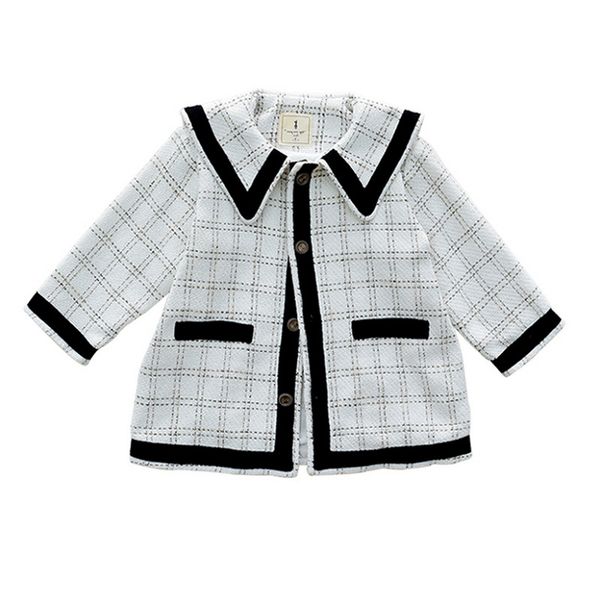 kids autumn jacket and coat 2021 single breasted children plaid woolen coat baby girls lattice windbreak girl outerwear, White
kids autumn jacket and coat 2021 single breasted children plaid woolen coat baby girls lattice windbreak girl outerwear, White