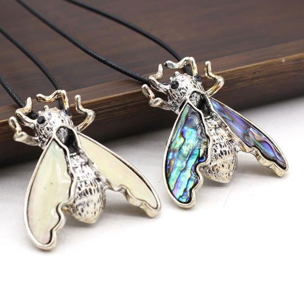pendant necklaces explosive personality natural abalone white shell insect flying alloy dark punk necklace jewelry gift for men and women, Silver
pendant necklaces explosive personality natural abalone white shell insect flying alloy dark punk necklace jewelry gift for men and women, Silver