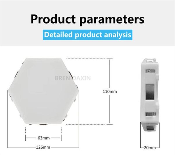downlights led lighting automatic assembly creative home decoration quantum light diy hexagonal touch sensitive night wall
downlights led lighting automatic assembly creative home decoration quantum light diy hexagonal touch sensitive night wall