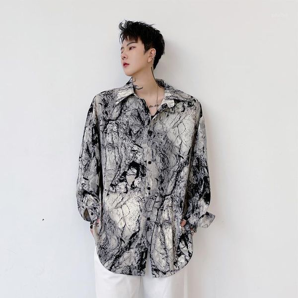 men's casual shirts long sleeve shirt spring and autumn retro ink graffiti print design fashion trend large size, White;black
men's casual shirts long sleeve shirt spring and autumn retro ink graffiti print design fashion trend large size, White;black
