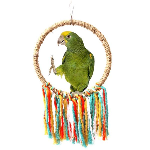 other bird supplies swing toy cotton rope chewing sisal parrot perch cockatiels stand parakeet training accessories
other bird supplies swing toy cotton rope chewing sisal parrot perch cockatiels stand parakeet training accessories