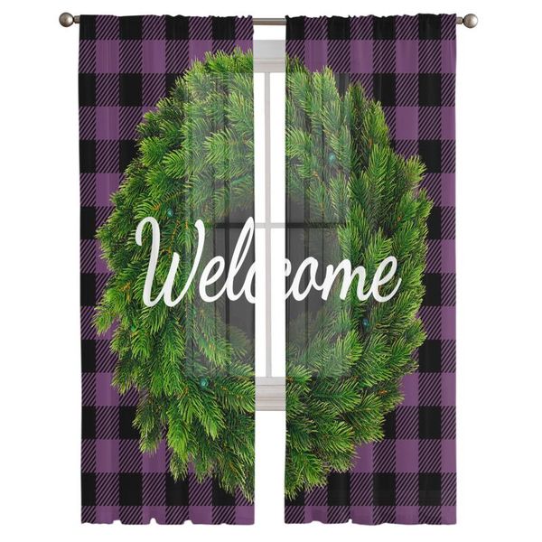 curtain & drapes wreath welcome purple plaid sheer curtains bedroom decoration kitchen tulle for living room
curtain & drapes wreath welcome purple plaid sheer curtains bedroom decoration kitchen tulle for living room