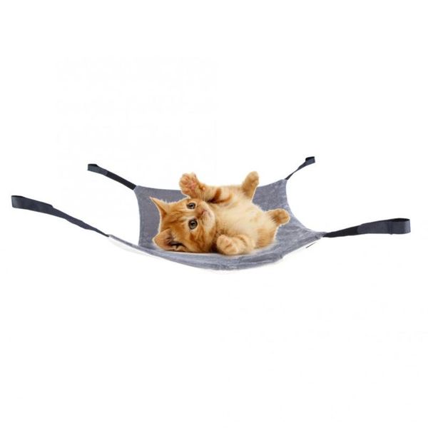 cat beds & furniture home pet hammock hanging bed keep warm pad with double side hook&loop waterproof litter mat