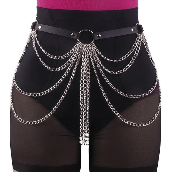 belts pu decorative belt multi-layer metal chain tassel body night bar performance jewelry waist luxury womans, Black;brown
belts pu decorative belt multi-layer metal chain tassel body night bar performance jewelry waist luxury womans, Black;brown