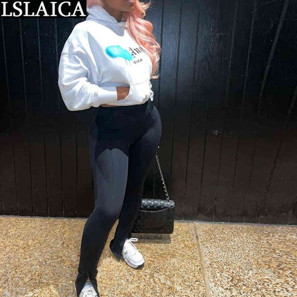 hoddie for women fitness tracksuit drawstring elastic waist fashion two piece set pocket printing dresy damskie komplet 210520, White
hoddie for women fitness tracksuit drawstring elastic waist fashion two piece set pocket printing dresy damskie komplet 210520, White
