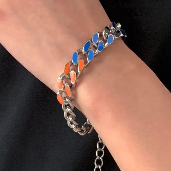 charm bracelets ingesight.z chunky thick miami curb cuban chain bangles rock hip hop rainbow heavy metal bracelet for women jewelry, Golden;silver
charm bracelets ingesight.z chunky thick miami curb cuban chain bangles rock hip hop rainbow heavy metal bracelet for women jewelry, Golden;silver