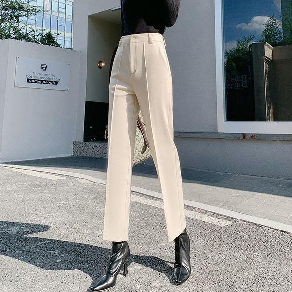 women's pants & capris women loose warm woolen office casual high waist suit female fashion autumn winter long wide leg g218, Black;white
women's pants & capris women loose warm woolen office casual high waist suit female fashion autumn winter long wide leg g218, Black;white