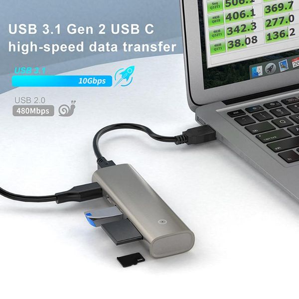 hubs hc463 10gbps usb 3.1 gen2 hub adapter 6 in 1 type c computer extend hard disk for tf card
hubs hc463 10gbps usb 3.1 gen2 hub adapter 6 in 1 type c computer extend hard disk for tf card