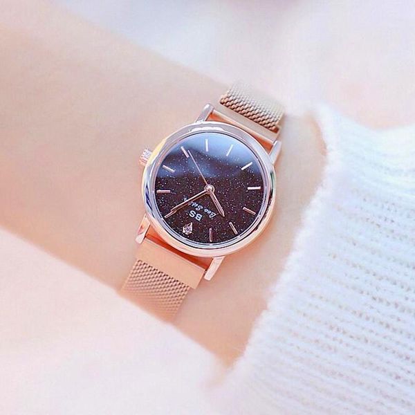 wristwatches luxury rose gold women watches magnet starry sky wrist watch for ladies quartz wristwatch waterproof relojes para mujer, Slivery;brown
wristwatches luxury rose gold women watches magnet starry sky wrist watch for ladies quartz wristwatch waterproof relojes para mujer, Slivery;brown