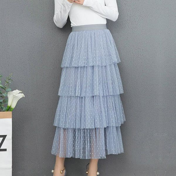 skirts multi-layered dobby tiered maxi long mesh sweet dotted tulle cakee a-line ankle tutu, Black
skirts multi-layered dobby tiered maxi long mesh sweet dotted tulle cakee a-line ankle tutu, Black