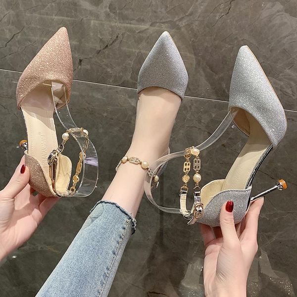 dress shoes 2021 pointed toe high heels female fashion hollow with sandals paillette of the thin breathable women pumps, Black
dress shoes 2021 pointed toe high heels female fashion hollow with sandals paillette of the thin breathable women pumps, Black