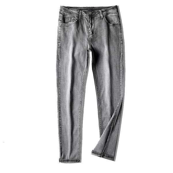 men's jeans spring classic male dark gray breeches brim new casual fashion pants elastic cotton thin fitting 28-40311 cuwg, Blue
men's jeans spring classic male dark gray breeches brim new casual fashion pants elastic cotton thin fitting 28-40311 cuwg, Blue