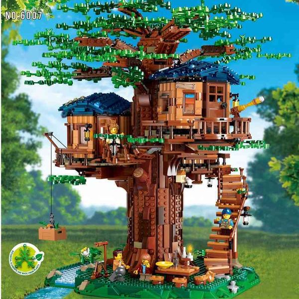 double elephant 6007 my building block world four seasons tree house creative diy small particle assembly beneficial intellectual children&#
double elephant 6007 my building block world four seasons tree house creative diy small particle assembly beneficial intellectual children&#