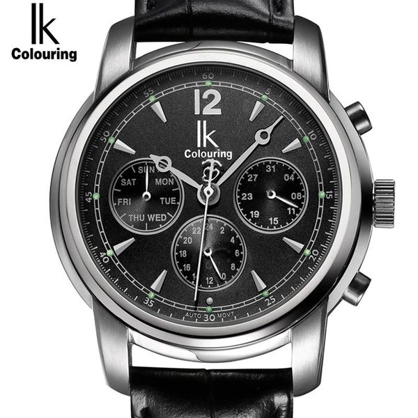 wristwatches ik colouring automatic self wind clock subdial hollow back cover waterproof sapphire mirror fashion casual men's watch, Slivery;brown
wristwatches ik colouring automatic self wind clock subdial hollow back cover waterproof sapphire mirror fashion casual men's watch, Slivery;brown