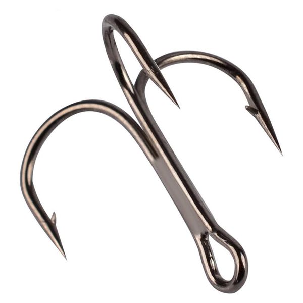 100pcs fishing hooks high steel carbon material treble black hook round folded saltwater bass 3/0# - 2# tackle tools
100pcs fishing hooks high steel carbon material treble black hook round folded saltwater bass 3/0# - 2# tackle tools