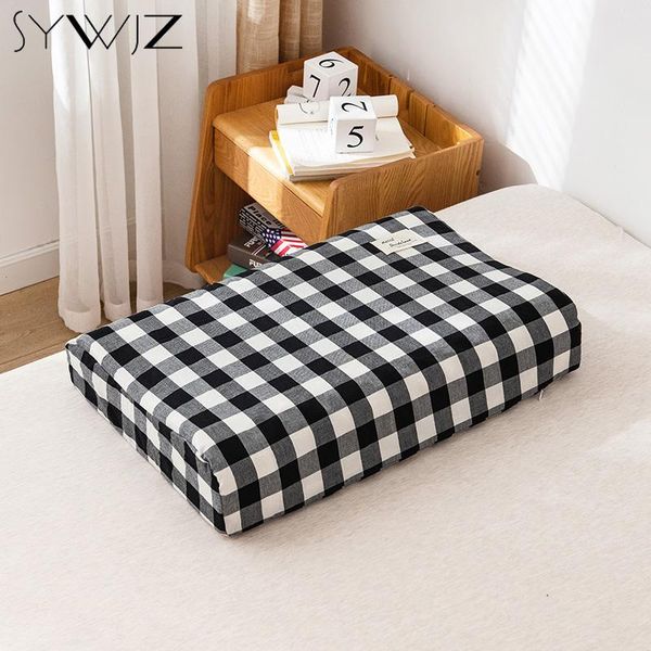 pillow case 100% cotton plaid latex for bedroom sleeping memory foam pillowcase neck decor kids adults cushion cover
pillow case 100% cotton plaid latex for bedroom sleeping memory foam pillowcase neck decor kids adults cushion cover