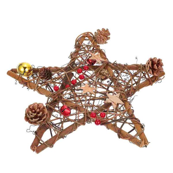 decorative flowers & wreaths xmas wreath pendant creative five-pointed star garland hanging decor (light)
decorative flowers & wreaths xmas wreath pendant creative five-pointed star garland hanging decor (light)