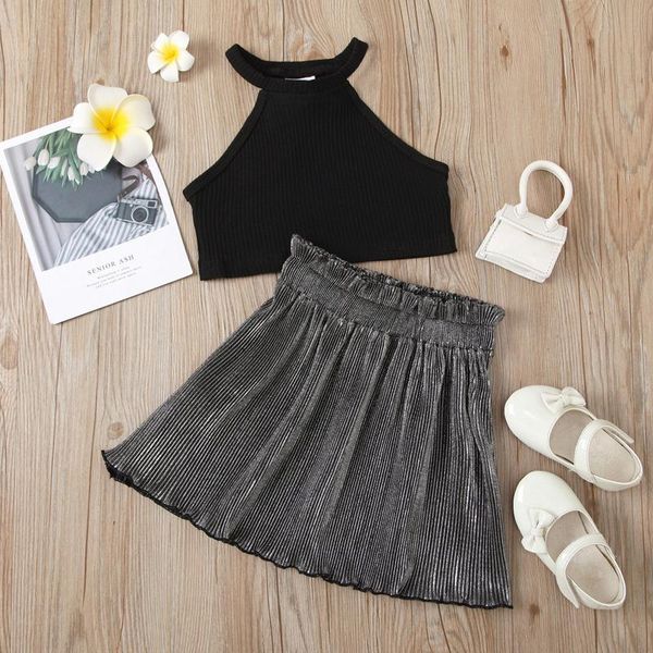 toddler baby girl clothes summer fashion kids outfits solid color sleeveless crop + pleated skirt 2pcs girls sets 2-8y clothing, White
toddler baby girl clothes summer fashion kids outfits solid color sleeveless crop + pleated skirt 2pcs girls sets 2-8y clothing, White