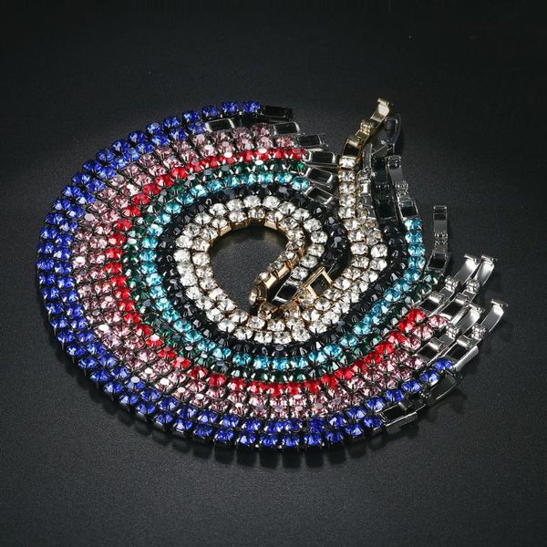 link, chain rainbow crystal tennis bracelets for women big single-layer zircon christmas gift fashion jewelry making wholesale kc139m, Black
link, chain rainbow crystal tennis bracelets for women big single-layer zircon christmas gift fashion jewelry making wholesale kc139m, Black