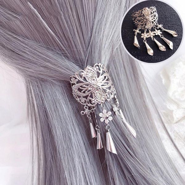 chinese style wind chime shape hairpin classic hair tassels pendant hair clips women girls elegant hair styling alloy hairpin, Silver
chinese style wind chime shape hairpin classic hair tassels pendant hair clips women girls elegant hair styling alloy hairpin, Silver