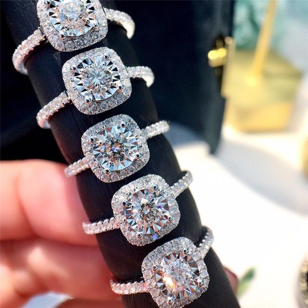 wedding rings huitan high-quality silver color women temperament sweet girl accessories full zirconia luxury engagement for female, Slivery;golden
wedding rings huitan high-quality silver color women temperament sweet girl accessories full zirconia luxury engagement for female, Slivery;golden