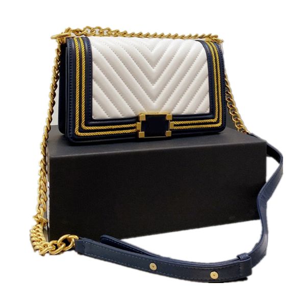Calfskin 2C Brand Shoulder Bag Classic Flap Luxury Cross Body Bags CF Purse Fashion Women's Wallets Golden Chain Designer Handbag Italy
Calfskin 2C Brand Shoulder Bag Classic Flap Luxury Cross Body Bags CF Purse Fashion Women's Wallets Golden Chain Designer Handbag Italy