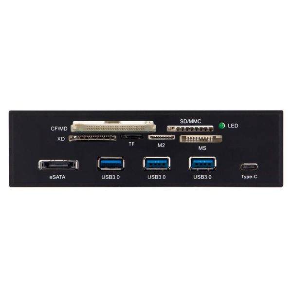 hubs front panel usb 3.0 hub 5.25" multifunction internal card reader expansion fits any computer case bay
hubs front panel usb 3.0 hub 5.25" multifunction internal card reader expansion fits any computer case bay