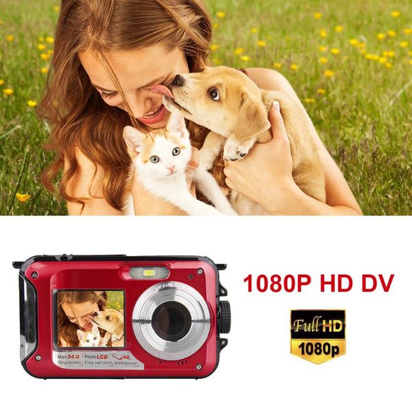 digital cameras dual screen underwater camera selfie video recorder waterproof anti-shake 1080p full hd 16x zoom support 32gb tf card
digital cameras dual screen underwater camera selfie video recorder waterproof anti-shake 1080p full hd 16x zoom support 32gb tf card