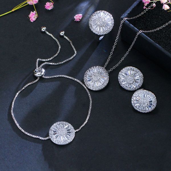 korean fashion necklace gift jewelry micro inlaid zircon necklace earrings bracelet ring set, Black
korean fashion necklace gift jewelry micro inlaid zircon necklace earrings bracelet ring set, Black