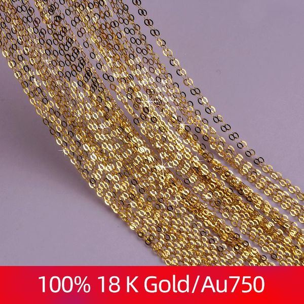 chains xf800 genuine 18k gold necklace fine jewlery real au750 white yellow chain wedding party gift romantic for women girl d206, Silver
chains xf800 genuine 18k gold necklace fine jewlery real au750 white yellow chain wedding party gift romantic for women girl d206, Silver
