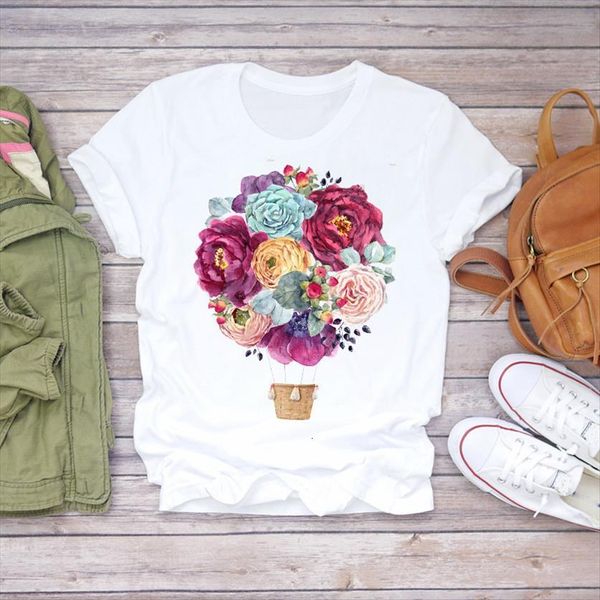 balloon kawaii casual love womens t shirts fashion flower 90s floral women print graphic female tee shirt, White
balloon kawaii casual love womens t shirts fashion flower 90s floral women print graphic female tee shirt, White
