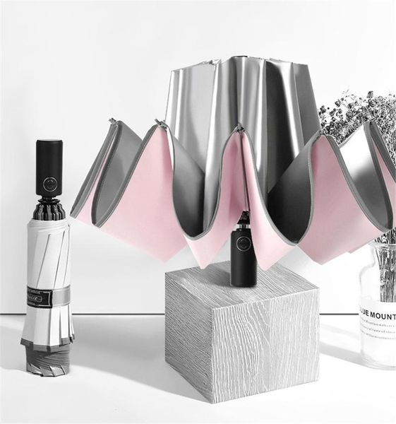 umbrellas automatic reverse umbrella windproof rainy and sunny uv protection titanium silver sunshade sun upf50+ 10 ribs
umbrellas automatic reverse umbrella windproof rainy and sunny uv protection titanium silver sunshade sun upf50+ 10 ribs