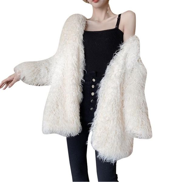 women's wool & blends arrival women's long section fashion fake lamb fur outwears black/white winter autumn imitation jackets j317
women's wool & blends arrival women's long section fashion fake lamb fur outwears black/white winter autumn imitation jackets j317