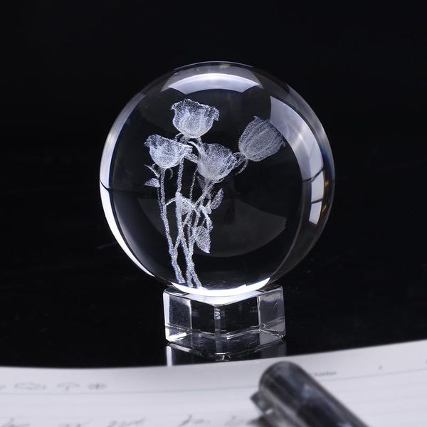 novelty items 60mm 3d laser engraved rose crystal ball miniature flower globe glass sphere home decoration valentine's day gift ornamen
novelty items 60mm 3d laser engraved rose crystal ball miniature flower globe glass sphere home decoration valentine's day gift ornamen