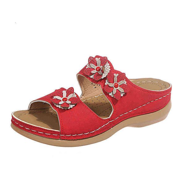 summer women's multicolor handmade flowers are super comfortable, flat bottomed round head slope heel casual sandals, Black
summer women's multicolor handmade flowers are super comfortable, flat bottomed round head slope heel casual sandals, Black