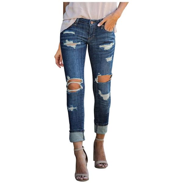 women mid waisted pockets jeans skinny hole denim pants small feet casual woman ripped 2021 fashion #3 women's, Blue
women mid waisted pockets jeans skinny hole denim pants small feet casual woman ripped 2021 fashion #3 women's, Blue