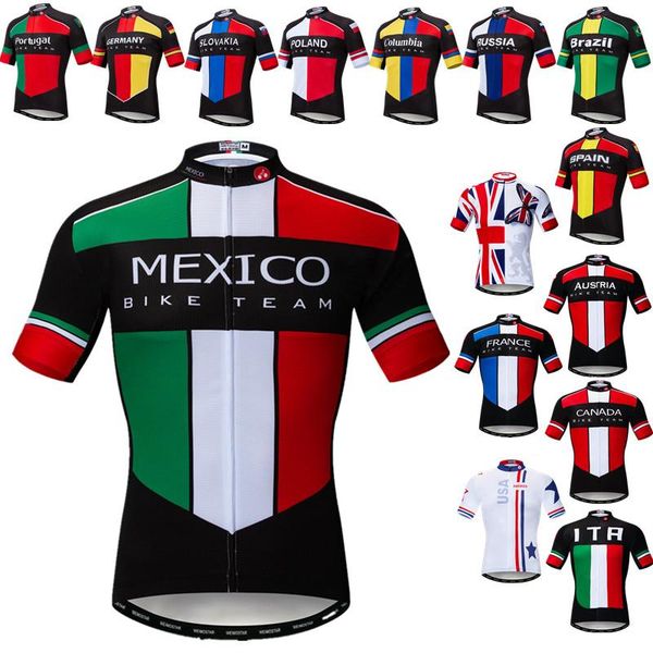 racing jackets mexioc team cycling jersey men national clothing summer pro mtb bike breathable bicycle shirt usa uk france, Black;red
racing jackets mexioc team cycling jersey men national clothing summer pro mtb bike breathable bicycle shirt usa uk france, Black;red