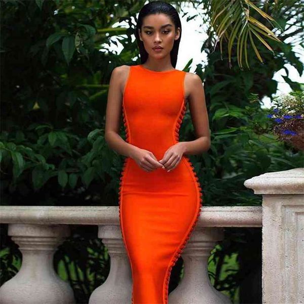 women's summer midi bandage dress rayon side hollow sleeveless bodycon vestidos club celebrity party 210524, Black;gray
women's summer midi bandage dress rayon side hollow sleeveless bodycon vestidos club celebrity party 210524, Black;gray