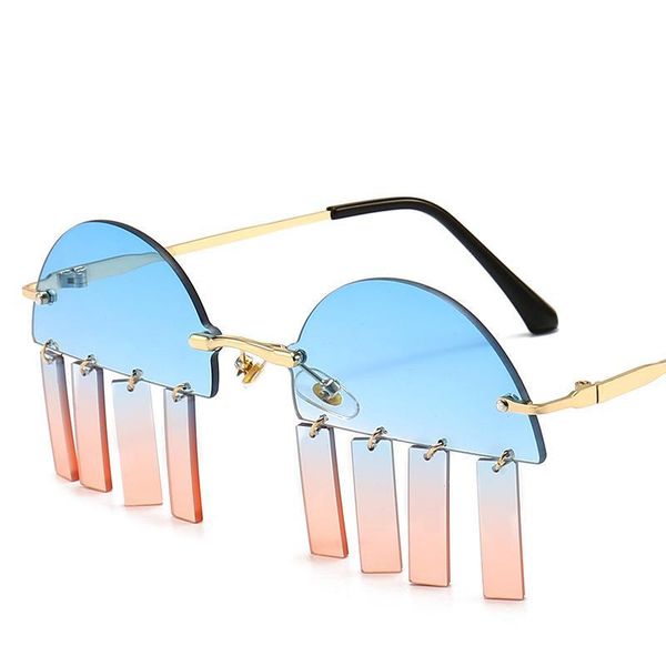sunglasses teenyoun women pendant steampunk sun glasses men rimless gradients lens eyewear shades uv400 gafas de sol plastic fda, White;black
sunglasses teenyoun women pendant steampunk sun glasses men rimless gradients lens eyewear shades uv400 gafas de sol plastic fda, White;black