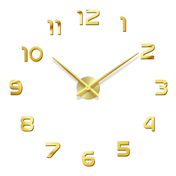 wall clocks big size golden diy clock frameless large digital self-adhesive apartment decorations room decor w
wall clocks big size golden diy clock frameless large digital self-adhesive apartment decorations room decor w