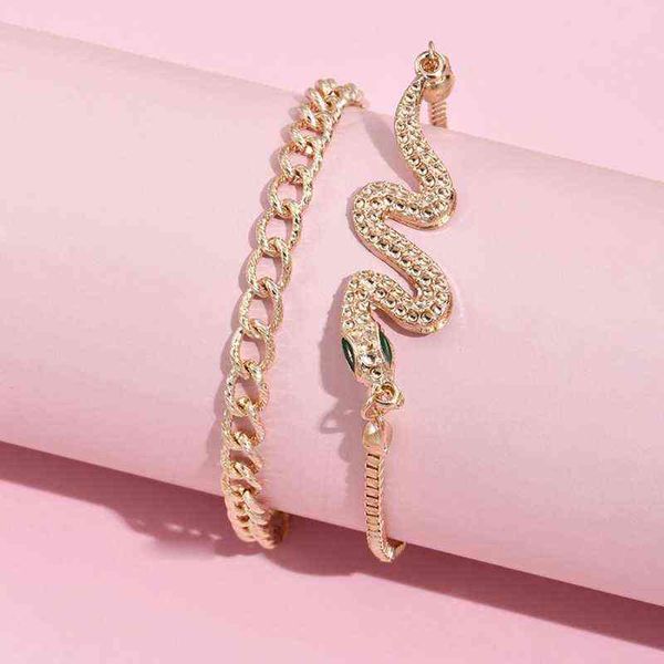 snake-shaped bracelet female fashion punk style jewelry wedding anniversary mother day christmas birthday gift, Golden;silver
snake-shaped bracelet female fashion punk style jewelry wedding anniversary mother day christmas birthday gift, Golden;silver
