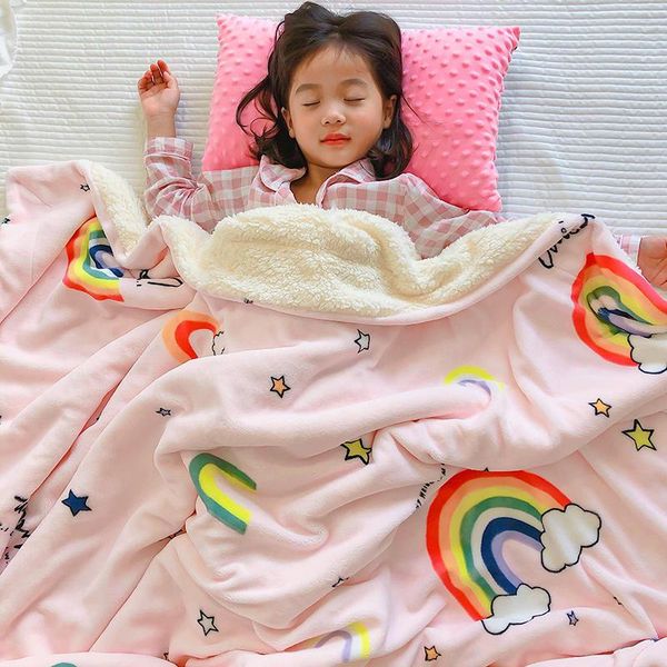 blankets soft and comfortable blanket double thicken lamb wool milk leisure children's
blankets soft and comfortable blanket double thicken lamb wool milk leisure children's
